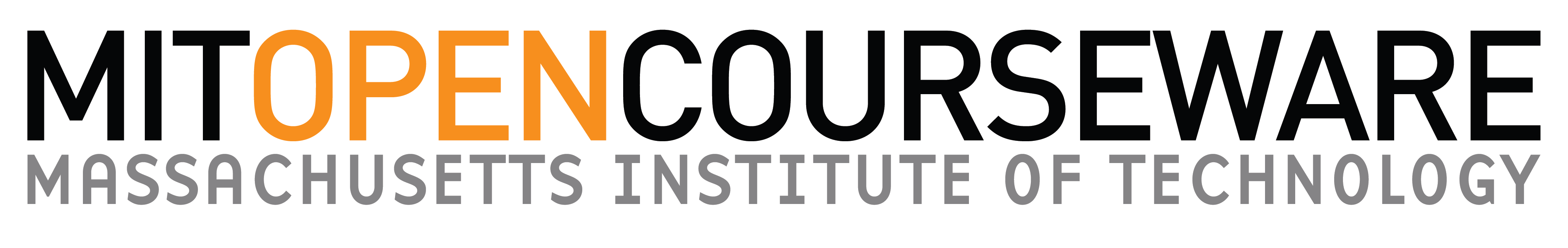 MIT OpenCourseWare logo