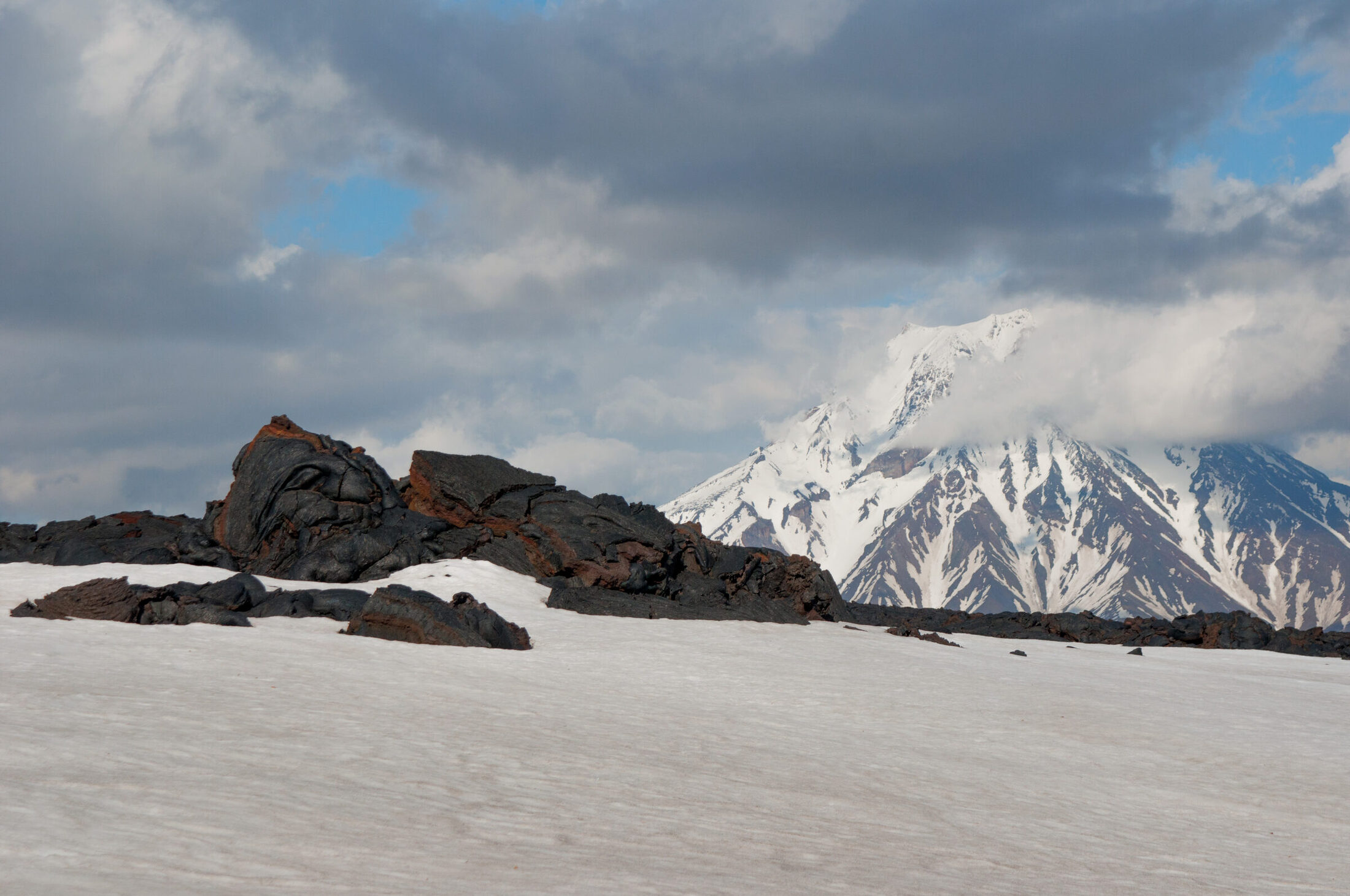 Tolbachik volcano, June 2018.